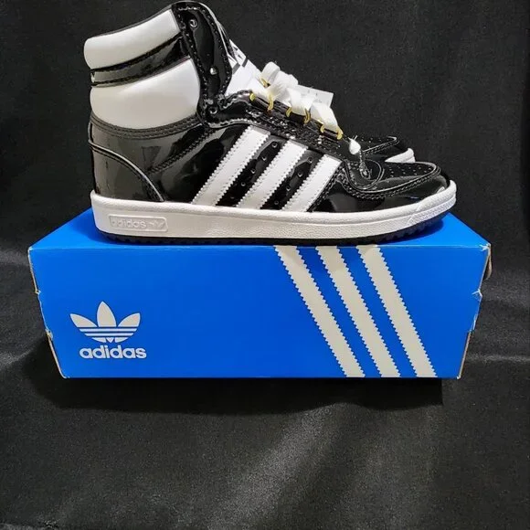 NIB Adidas Originals Top Ten RB Patent Leather Mens Size 7 - Picture 5 of 10